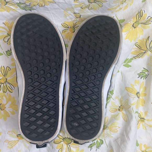 Vans Black Checkered Slip Ons 12.0 Y - Picture 6 of 8